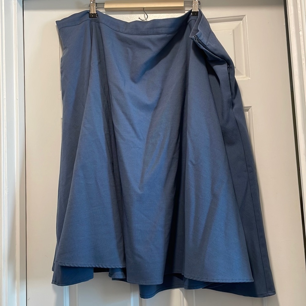 Blue ModCloth midi skirt